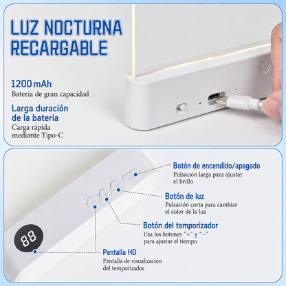 Luz de lectura LED Nocturna para libros